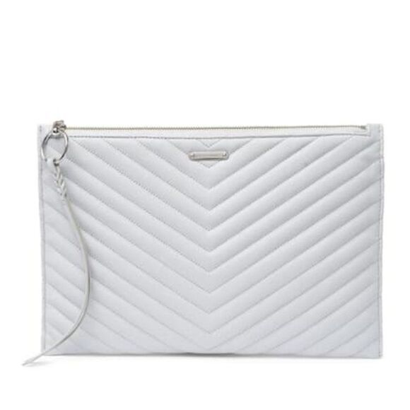 Rebecca Minkoff Handbags - Rebecca Minkhoff Edie Large Leather Zip Clutch